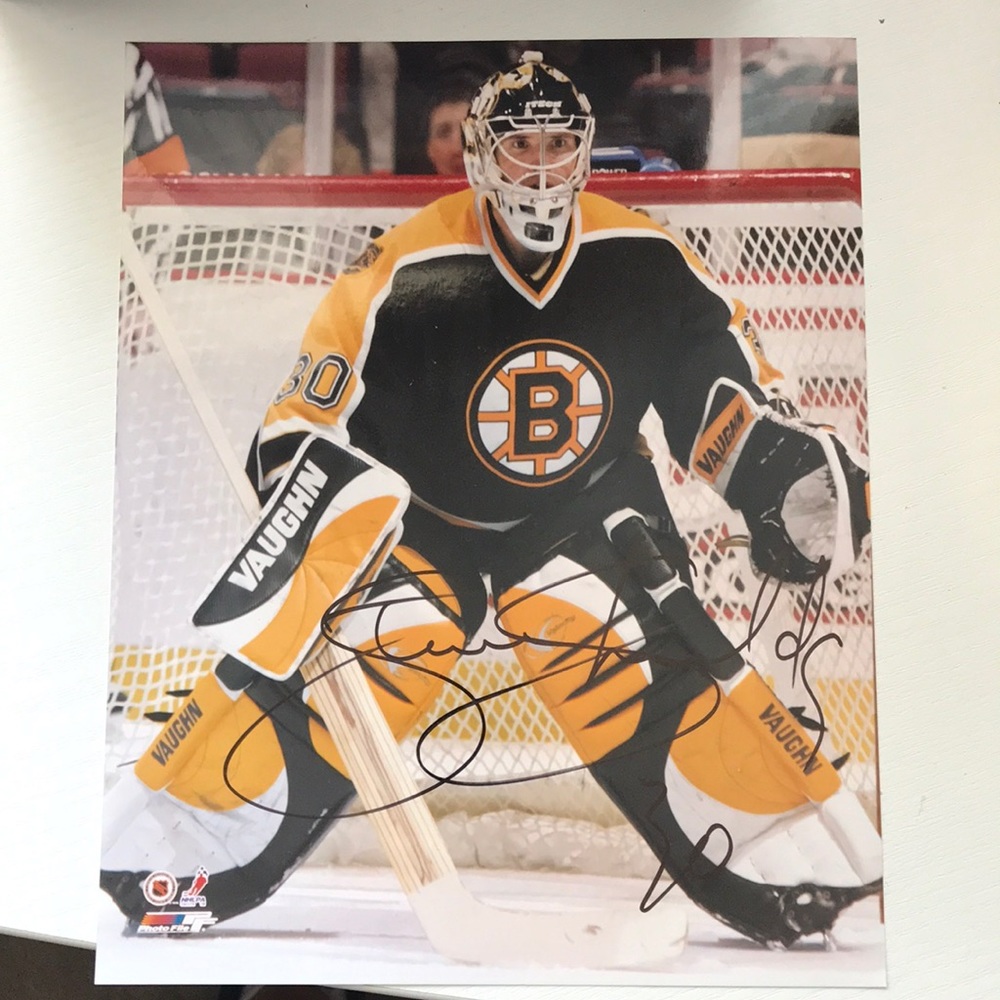 Steve Shield Boston Bruins Signed 8x10 - Picture 1 of 3